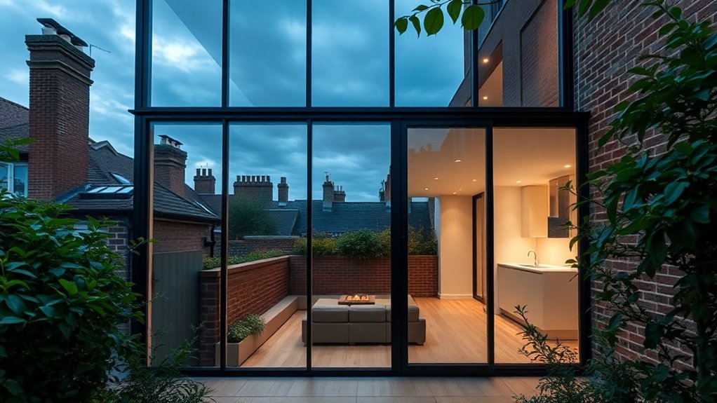 Glass Extension Walls Tulse Hill