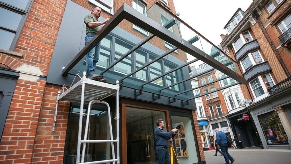 Shopfront Canopy Tulse Hill
