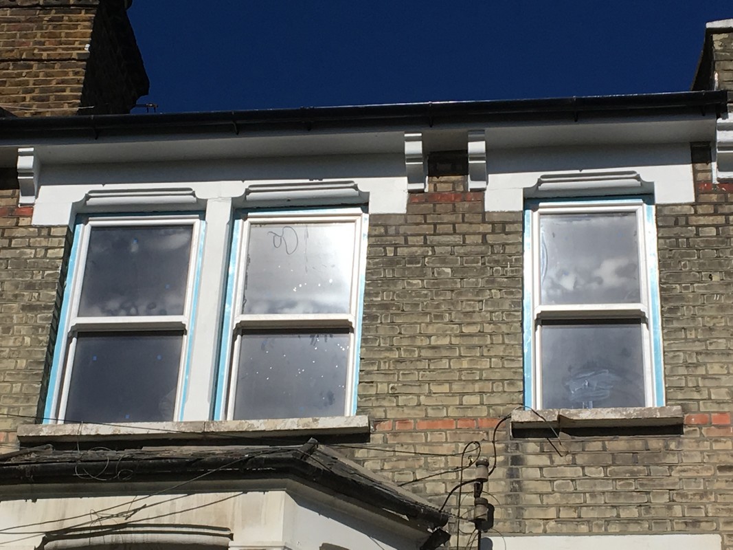 New uPVC sash windows fitted on Victorian terrace in Tulse Hill